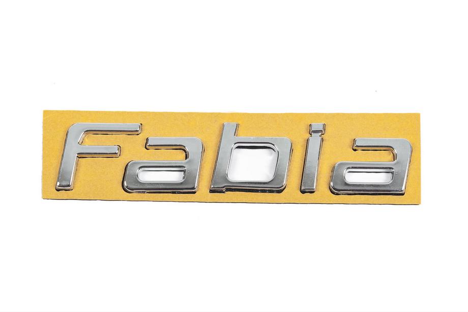 Skoda Fabia 2007–2014 Nápis Fabia (125 x 25 mm) Image