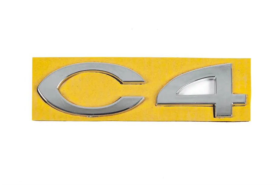 Citroen C-4 2004–2010 Nápis C4 8665.Y4 (108 x 30 mm) Image