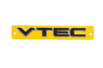 Honda Nápis VTEC čierny s chrómom (110 × 15 mm) fotografia 1
