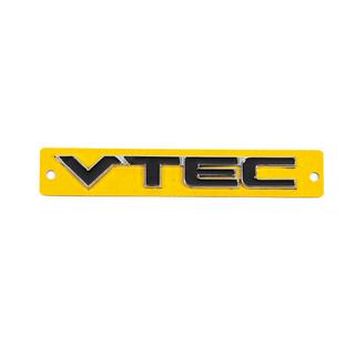 Nápis VTEC čierny s chrómom (110 × 15 mm) fotografia 1