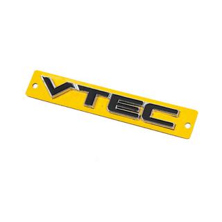 Nápis VTEC čierny s chrómom (110 × 15 mm) fotografia 2
