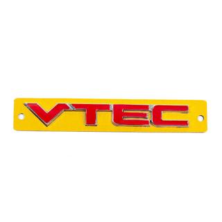 Nápis VTEC červený s chrómom (110 x 15 mm) fotografia 1