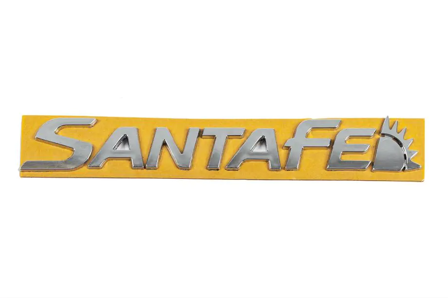 Hyundai Santa Fe 1 2000–2006 Nápis SantaFe (nový dizajn, 210 x 30 mm) Image