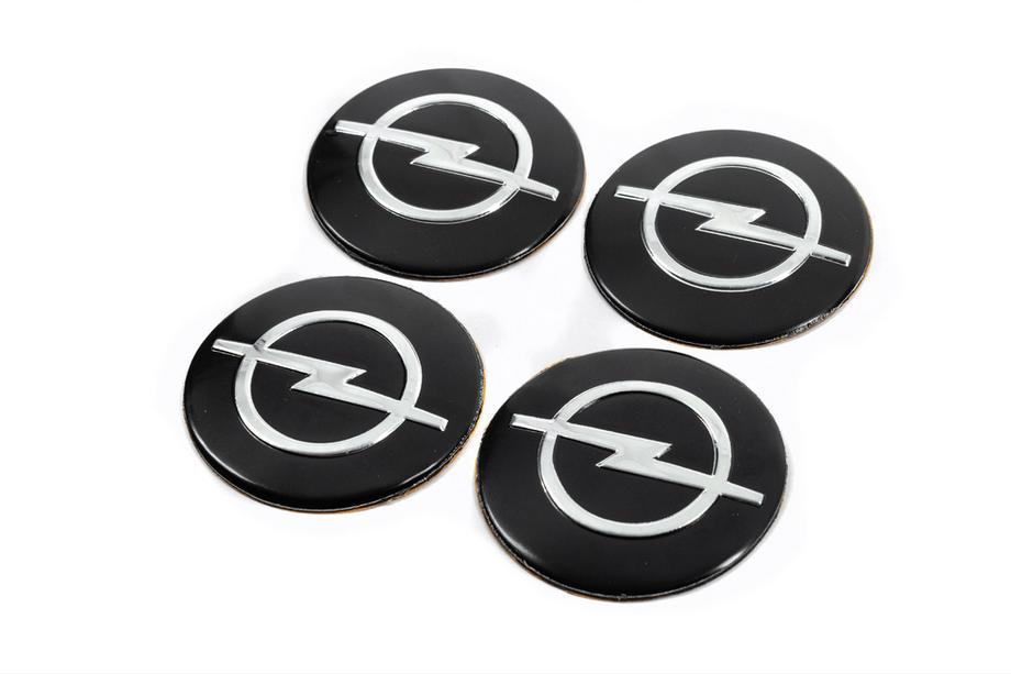 Opel Nálepky na stredové krytky diskov 56 mm J1023 (4 ks) Image