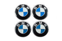 BMW Nálepky na disky 56 mm J1012 (4 ks) fotografia 1