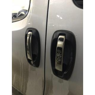 Chrómové kryty kľučiek (4 ks, nerez) Peugeot Bipper 2008–2017 fotografia 1