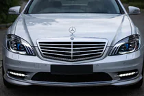 Mercedes S-class W221 2005–2013 Restylingové predné svetlomety (dizajn Maybach X222) fotografia 4