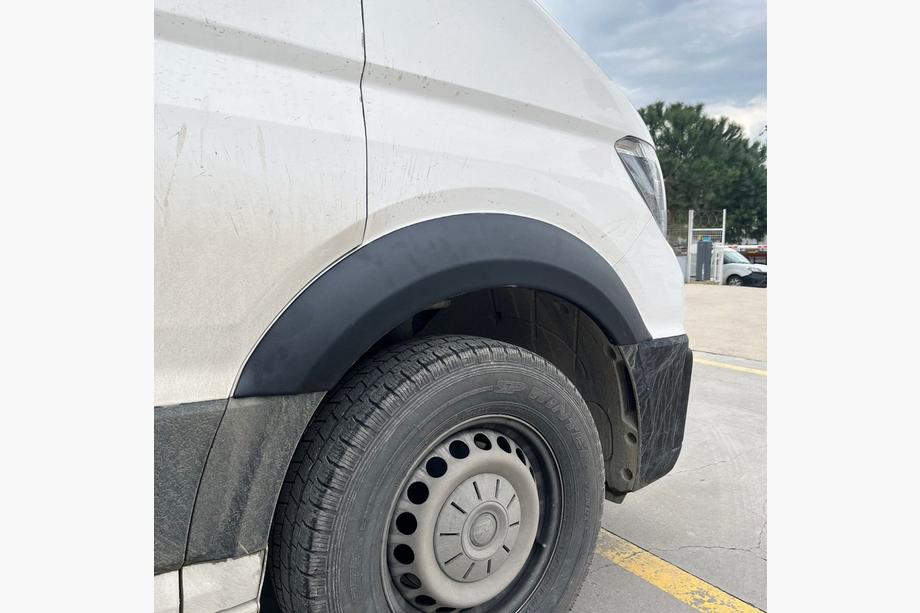 Volkswagen Crafter 2016– Široké lemy blatníkov (4 ks, čierne) Fotografia 1