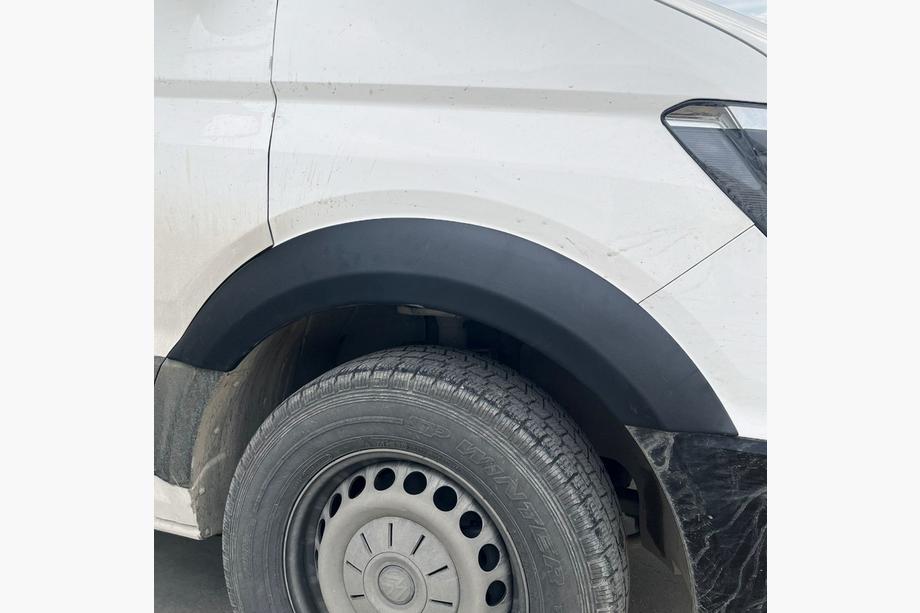 Volkswagen Crafter 2016– Široké lemy blatníkov (4 ks, čierne) Fotografia 3