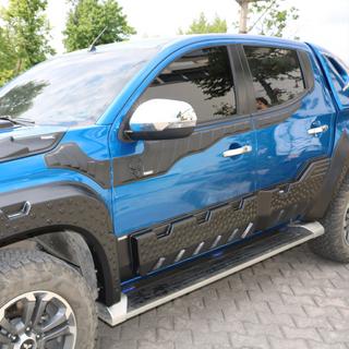 Horné lišty dverí 2019+ (6 ks, ABS) Mitsubishi L200 2015–2024 fotografia 2