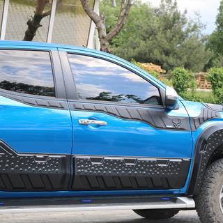 Horné lišty dverí 2019+ (6 ks, ABS) Mitsubishi L200 2015–2024 fotografia 1