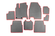 Nissan Qashqai 2007–2010 EVA rohože do interiéru pre +2 (3 rady, sivé) fotografia 1