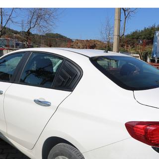 Kryty zadných okien EuroCap (2 ks, ABS) Fiat Tipo 2016– fotografia 1