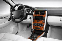 Mercedes A-class W169 2004–2012 Kryty palubnej dosky Hliník fotografia 1