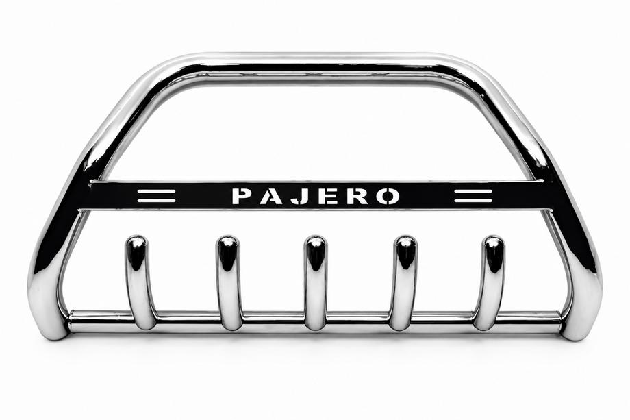 Mitsubishi Pajero Wagon III 1999–2006 Predný ochranný rám WT004 (nerez) Image