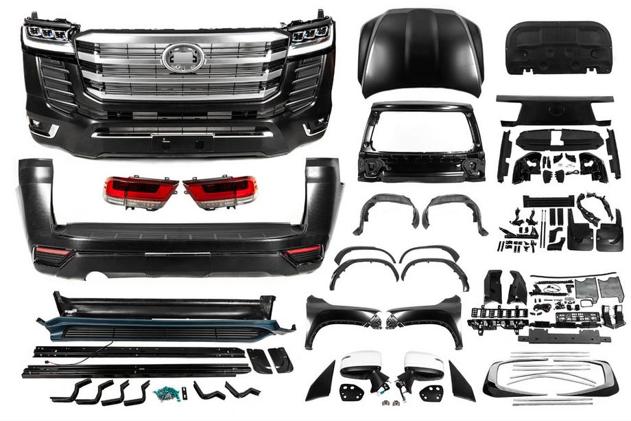 Toyota Land Cruiser 200 2007–2021 Restylingový kit pre LC 300 High-Line (kompletná sada) Fotografia 2