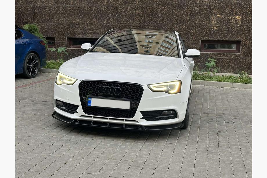 Audi A5 2007–2015 Predný lip spojler na nárazník (pre Base, 2011-2015, na lakovanie) Image