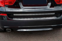 BMW X3 F25 2011–2018 Nerezová lišta na zadný nárazník OmsaLine (lesklá, nerez) fotografia 8