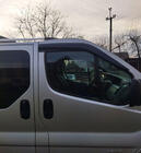 Opel Vivaro 2001–2015 Okenné deflektory (2 ks, EuroCap) fotografia 3