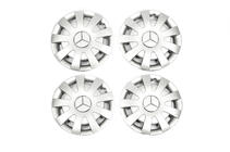 Mercedes Sprinter W906 2006–2018 Sivé ABS puklice R16 (1 poistný krúžok, 4 ks) fotografia 2