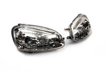 Volkswagen Golf 5 2003–2009 Predné svetlomety s LED svetlami Silver (2 ks) fotografia 3