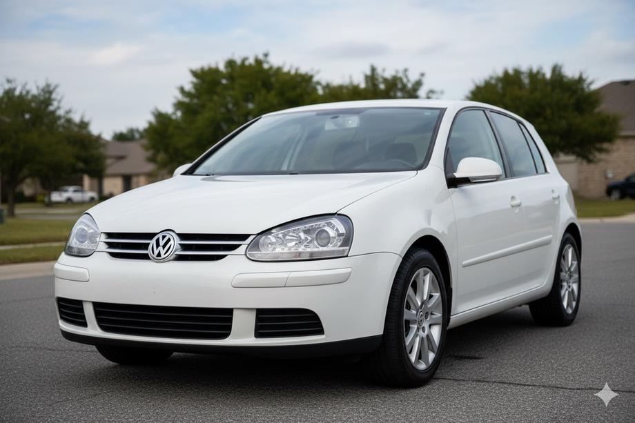 Volkswagen Golf 5 2003–2009 Predné svetlomety s LED svetlami Silver (2 ks) Image