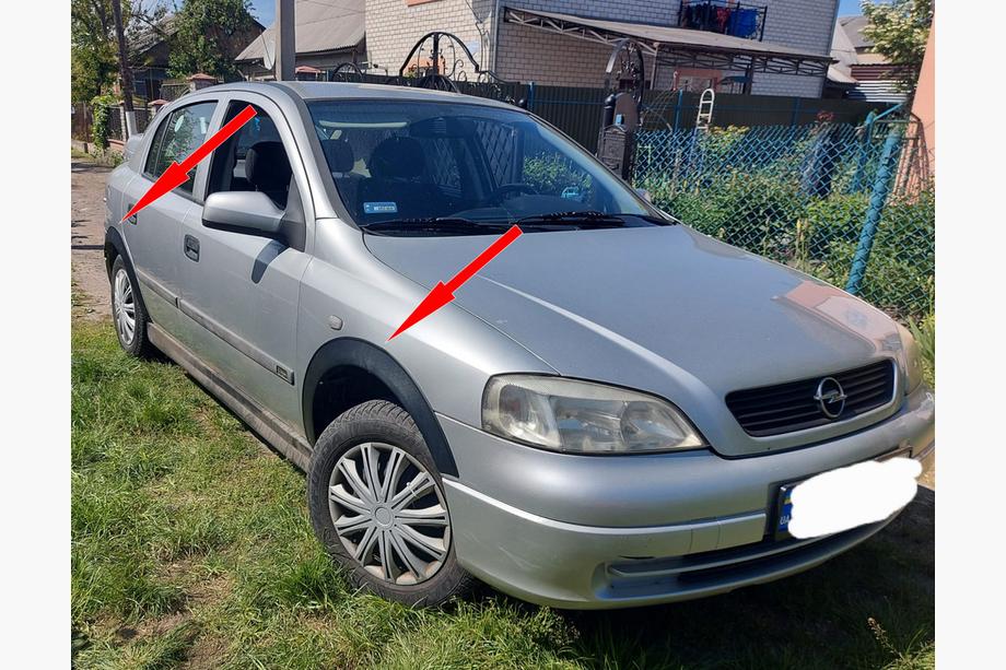 Opel Astra G Classic 1998–2012 Lemy blatníkov (4 ks, čierne, kovové) Fotografia 1