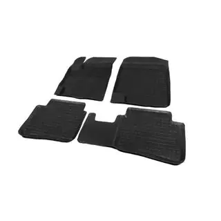 Gumové autokoberce s vysokým okrajom (4 ks, Polytep) Hyundai Accent 2011–2017 fotografia 2