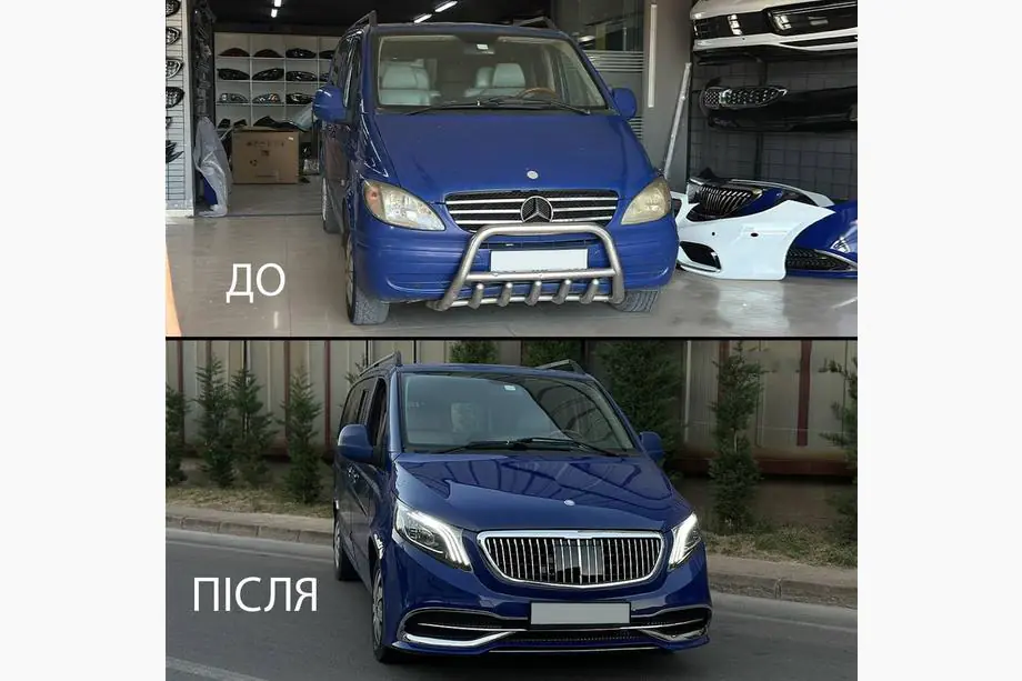 Mercedes Vito W639 2004–2014 Restylingový kit pre W447 Maybach Fotografia 5