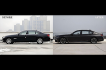 BMW rad 7 F01/F02 2008–2015 Restylingový kit pre G12 M760 (s výmenou veka batožinového priestoru a zadných blatníkov) fotografia 132
