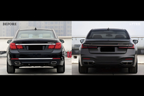 BMW rad 7 F01/F02 2008–2015 Restylingový kit pre G12 M760 (s výmenou veka batožinového priestoru a zadných blatníkov) fotografia 131