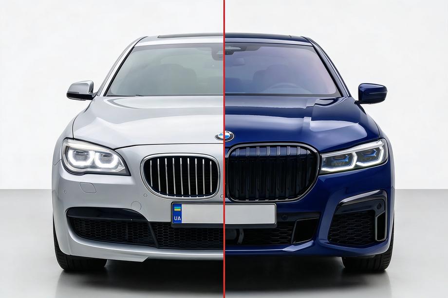 BMW rad 7 F01/F02 2008–2015 Restylingový kit pre G12 M760 (s výmenou veka batožinového priestoru a zadných blatníkov) Image