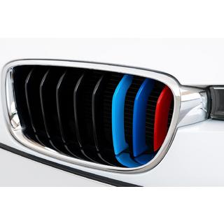 Lišty na mriežku pre 8-lamelovú mriežku (3 ks) BMW rad 3 F30/F31 2012–2019 fotografia 1