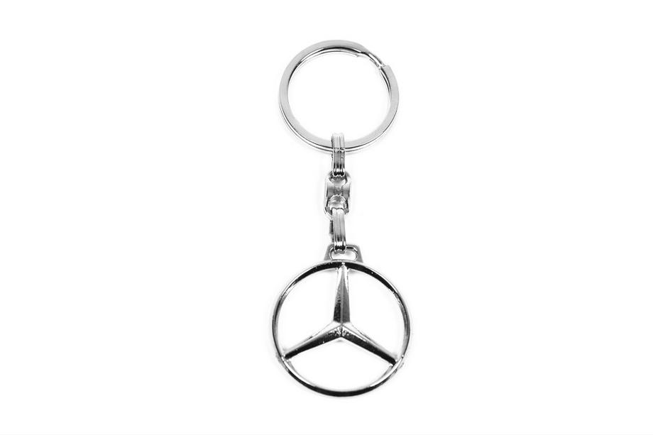 Mercedes-Benz Kovový prívesok na kľúče s logom Mercedes Image