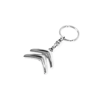 Kovový prívesok na kľúče s logom Citroen fotografia 2