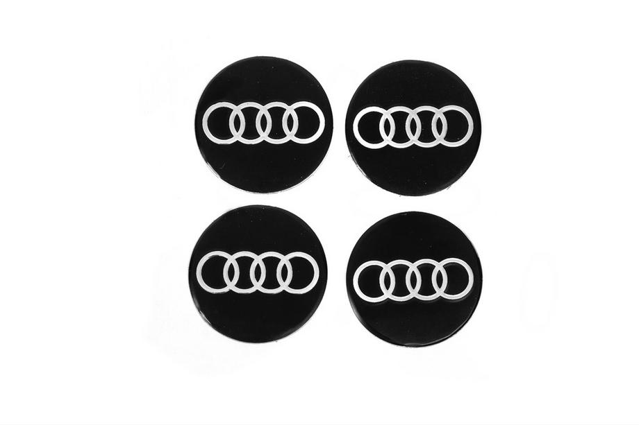 Audi Nálepky na stredové krytky kolies 60 mm (4 ks) Image