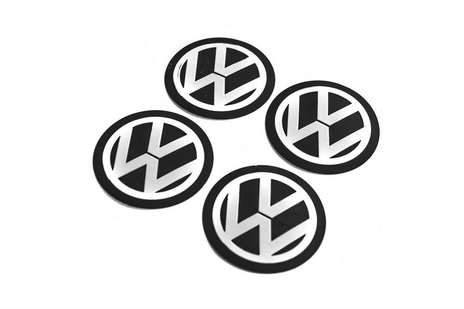 Volkswagen Nálepky na stredové krytky 90 mm (4 ks) Image