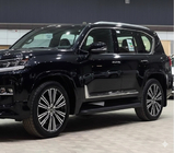Lexus LX 500d/600 2022– Čierne dverové lišty F-Sport biela/čierna (4 ks, ABS) fotografia 4