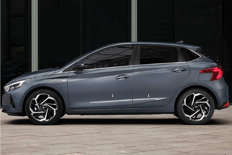 Hyundai I-20 2020– Dverové lišty OmsaLine (4 ks, nerez) Image