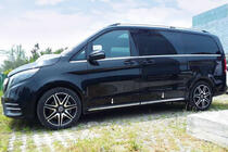 Mercedes Vito/V-trieda W447 2014– Nerezové prahové lišty (4 ks) fotografia 1