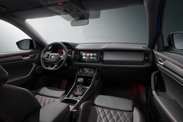 Test "nabitej" verzie s pohonom všetkých kolies Skoda Kodiaq RS Fotografia 5