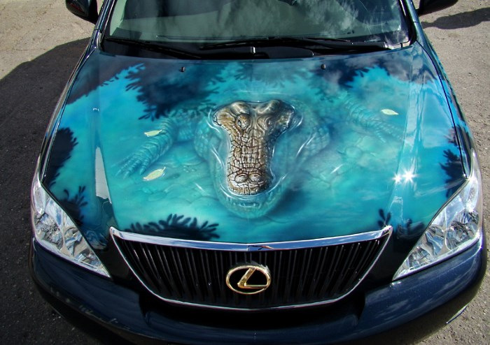 Umenie na kolesách: inšpiratívne trendy airbrushu pre auto