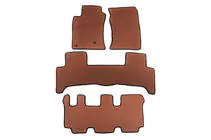 Toyota Land Cruiser Prado 120 2002–2009 EVA rohože do interiéru (3 rady, hnedé) fotografia 1