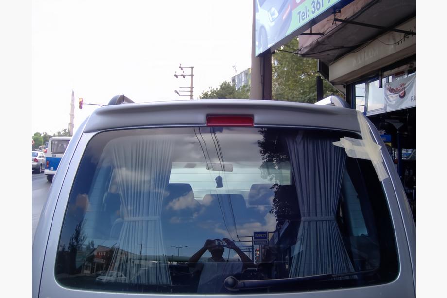 Volkswagen Caddy 2010–2015 ABS spojler Kalin (na lakovanie) Image