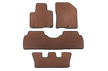 Kia Sorento IV MQ4 2020– EVA autokoberce (7-miestne, Hybrid, Hnedé) fotografia 1