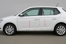 Skoda Fabia 2014–2021 Dverové lišty (4 ks, nerez) fotografia 1