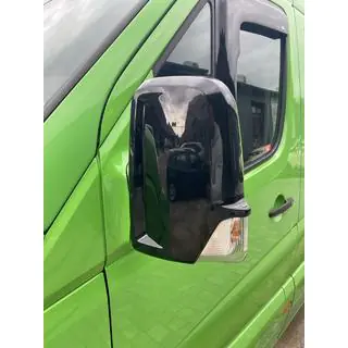 Kryty spätných zrkadiel BlackEdition (2 ks, plast) Mercedes Sprinter W906 2006–2018 fotografia 1
