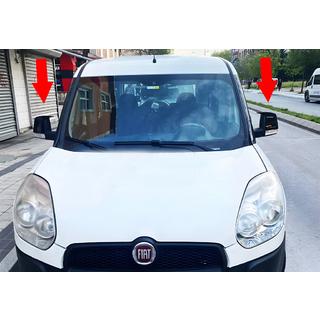 Kryty zrkadiel BMW-Style (2 ks) Fiat Doblo II 2010–2022 fotografia 1
