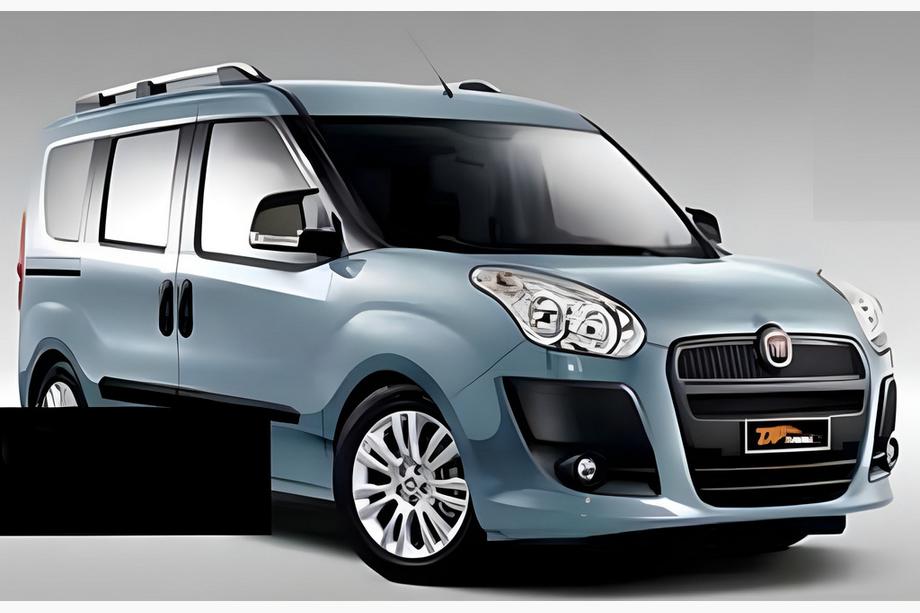 Fiat Doblo II 2010–2022 Kryty zrkadiel BMW-Style (2 ks) Fotografia 4