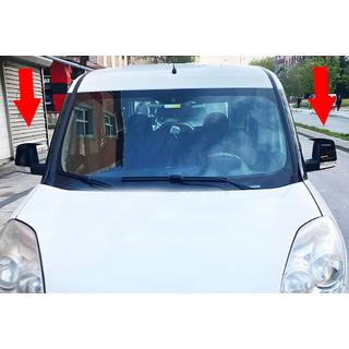 Kryty zrkadiel BMW-Style (2 ks) Opel Combo 2012–2018 fotografia 1
